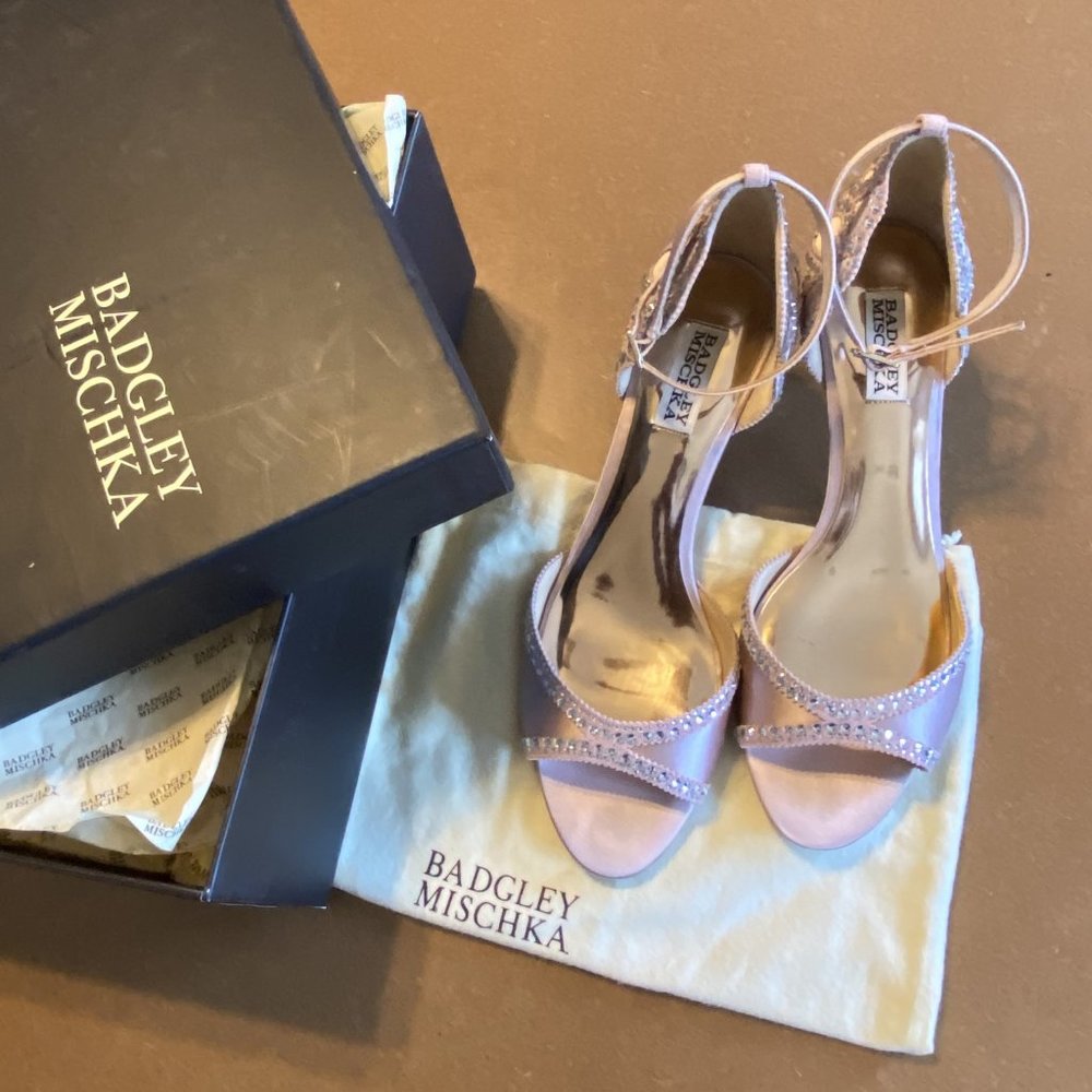 Badgley Mischka Gillian Crystal Embellished Sandal